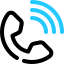 Icon of a ringing phone, representing small business owners calling Capitalize Funding