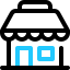 Icon of a storefront, representing how an MCA consolidation saved a retail boutique from going out of business